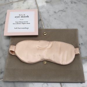 New soft surroundings silk eye mask